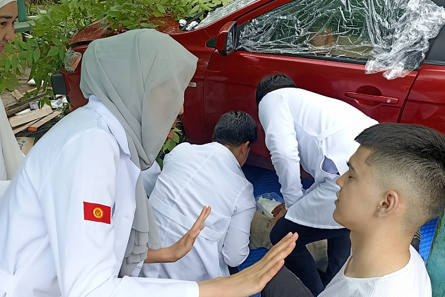 На международной студенческой олимпиаде по морфологии и практическим навыкам